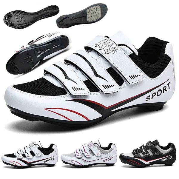 Обувь мужчины женщины езды на велосипеде обувь новая нельесслой MTB Cycling Sports Shoes Men Men Outdoor Ultralight Road Speed Spd Lock Scooter обувь женщин