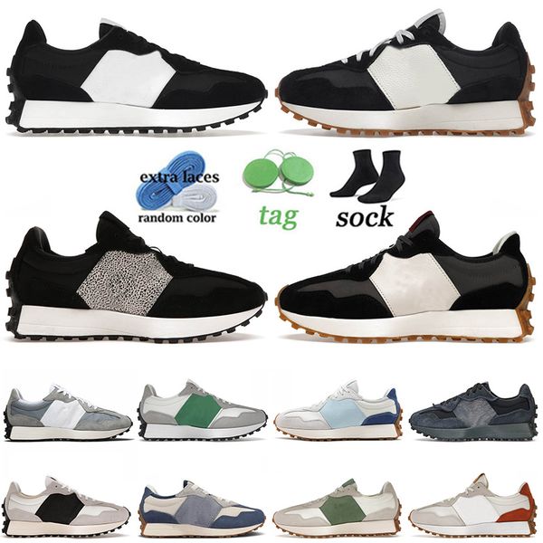 N 327 sneaker scarpe da corsa scarpe sportive da uomo 327 scarpe triplo nero grigio materia bianca arancione arancione blu azzurra isolana urbana materia femminile 327s istruttori jogging jogging