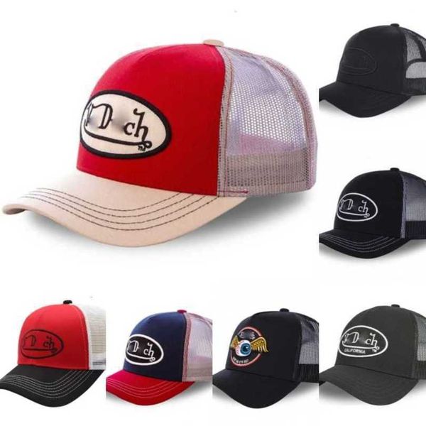 Luxusdesigner Baseball Cap Chapeau von Dutchs Hut für Männer Frau Sommer im Freien Sonnenschutz Fischerei Golf Hip Hop Atmungsaktives Netz Py0x