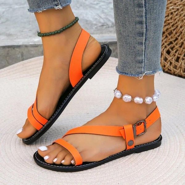 Freizeitschuhe 2024 bequeme Strand Sandalen Herren Outdoor Flip Flops flach einfache Frauen offene Frauen -Pantoffeln für Frauen offen