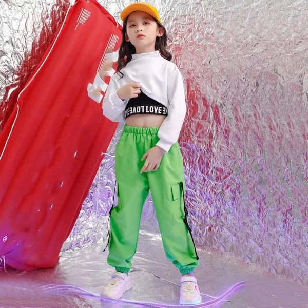 Kleidung Sets Girls Boutique Outfits Set 4 6 8 10 12 14 16 18 Jahre Hip Hop Street Tanz Kostüme Kinder Jazz Kleidung für 130 140 150