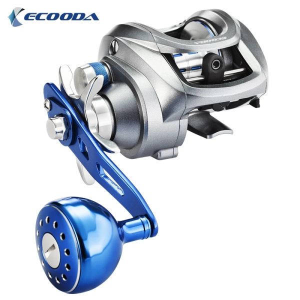 Accessoires Takedo Ecooda Fenix Köder Gussfischerei Rollen Max Drag 6 kg Jigging Reel Boat Ausrüstungsverhältnis 7.0: 1 Drop Shoot Drum Rolle