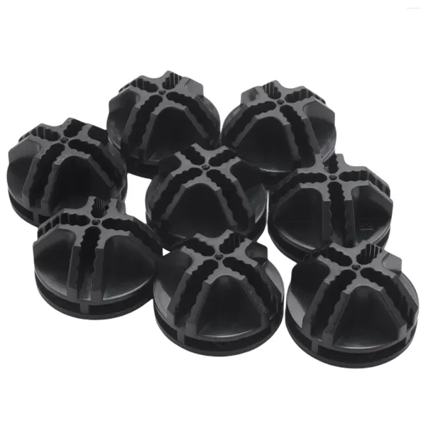 Bolsas de jóias Wire Square Plastic Connectores para armário de organizadores modulares e prateleiras de armazenamento de grade Conjunto de 8 (preto)