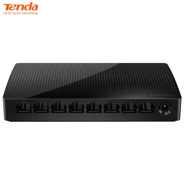 Маршрутизаторы Tenda SG108 Mini 8port Desktop 1000 Мбит / с сетевого переключателя Gigabit Fast RJ45 Ethernet Switcher Adapter Adapter для маршрутизатора