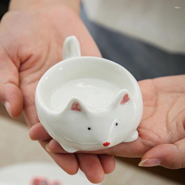 Titulares de velas Titular do desenho animado Cerâmica perfumado castigo de pauzinho de pauzinho de pântano com os enfeites de mesa de jantar