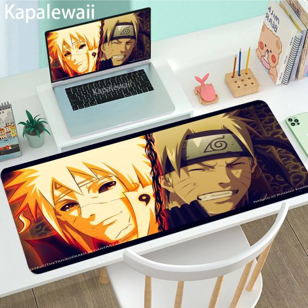 Ruhen itachi mousepad gaming mouse pad Anime Cartoon XL Large Gamer Mouse Pad 900x400mm Big Keyboard PC Computer Desk Matte Notbook Pad Pad