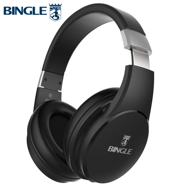 Сканеры Bingle FB110 Deep Bass 3D Sterual Sterual Stereo Overear BT Head Phone Беспроводная гарнитура Bluetooth с микрофоном 3,5 мм аудио