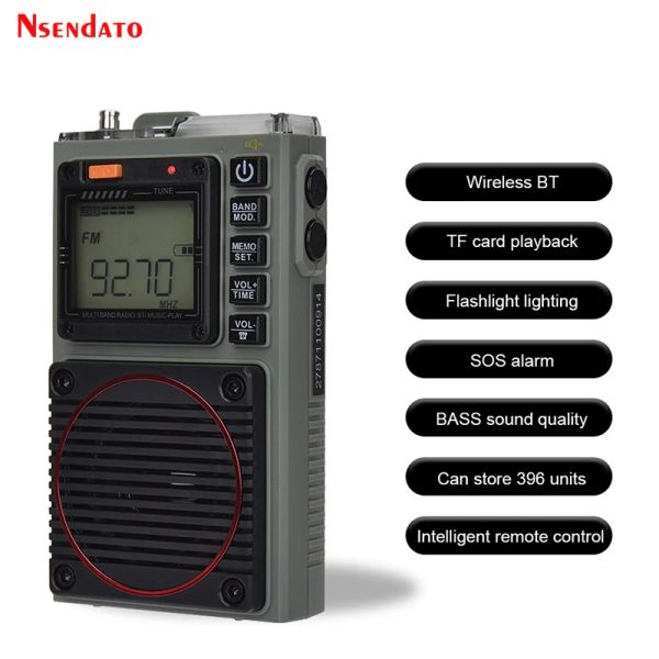 Игрок HRD 787 Portable Full Band FM VHF AM WB SW Multiband Aviation Pocket Bocket Radio