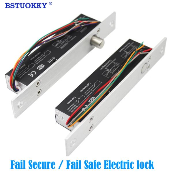 Управление DC 12V электрическое блокировка болта NC/Нет выходной задержка сбой сбой сбой безопасный болт -замок