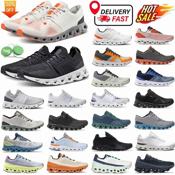 Scarpe da corsa da uomo sneakers da donna monster nova swift surfer goger allenatore Barbie cloudmonster rosa caldo e bianco 5 x3 Vista Runners Sneaker