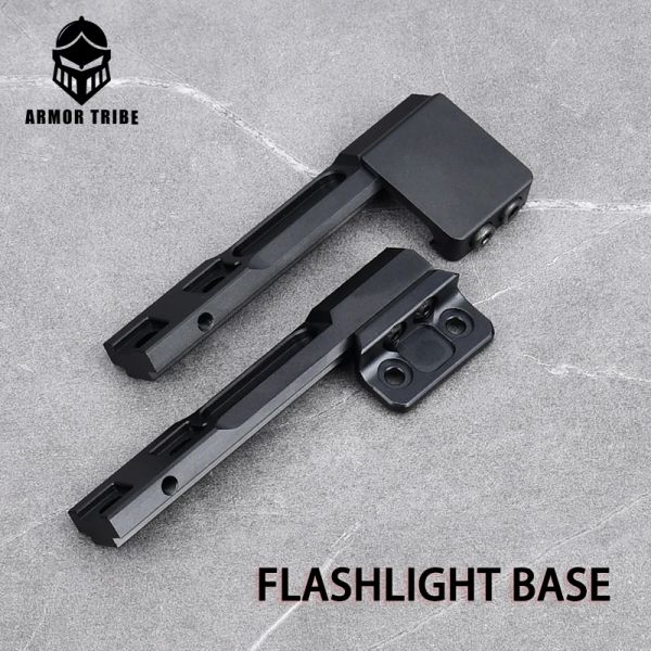 Scopi tattici picatinny mlok keymod ferrovia mini flash offset basare surefir m300m600 airsoft hunting armi basare su baseball