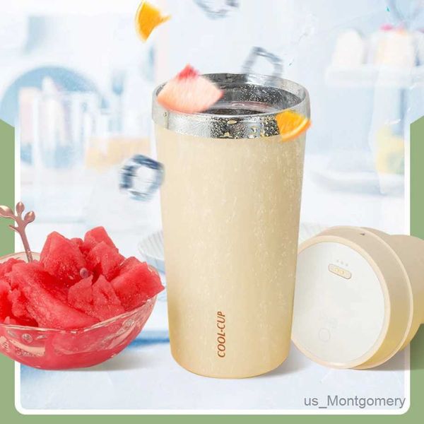 Juicers 350 ml di frullatore di spremitura fredda a frullata fredda per succo di succo portatile tazza di tè ghiacciato da 4 lame.