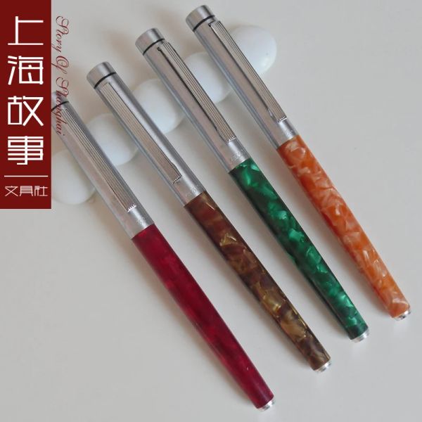 Pens Hotselling Mediumlarge Win Sung Yong Sheng 322 Celluloid Brunnen Stift Videohe Zweig Fountain Stift kostenlos Versand