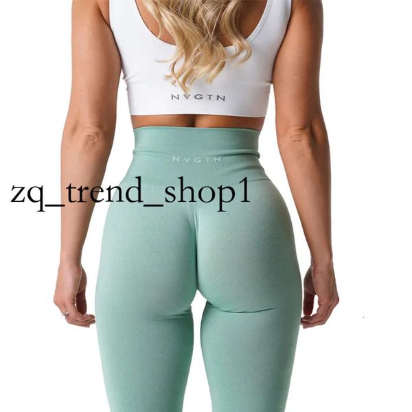 Yoga -Outfit nvgtn nahtlose Leggings Spandex Shorts Frau Fitness Elastizität atmungsaktives Hiplifting Freizeitsport Lycra Spandextights 83