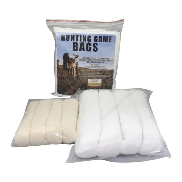 Packs wiederverwendbare Big -Game -Taschen Jagd Fleisch 4 Pack Fleischspielbeutel rollte schwere Taschen atmungsaktive Schafsäcke für Elch Rentier Antilope