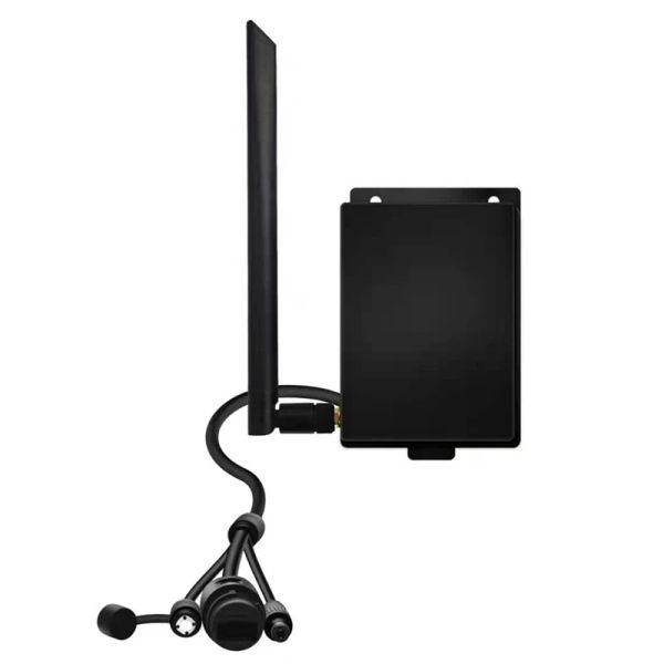 Router Outdoor 4G LTE WiFI -Router neuer schwarzer Kunststoff mit SIM -Kartensteckplatz wasserdichtem drahtloser CPE RJ45 Portversorgungsleistung für IP -Kamera
