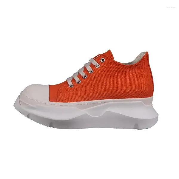 Scarpe casual RMK OWEWS TRENDE SNAAKER SNAAKER ORANCIO PER PATTRAFAMENTO SPESSA BREVDO ALTENZIONE DONNE DONNE SNEAKER STREAKER