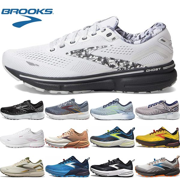 Designer Brooks Running Shoes Running Brooks Cascadia 16 Orange Green Yellow Bule Black Menve