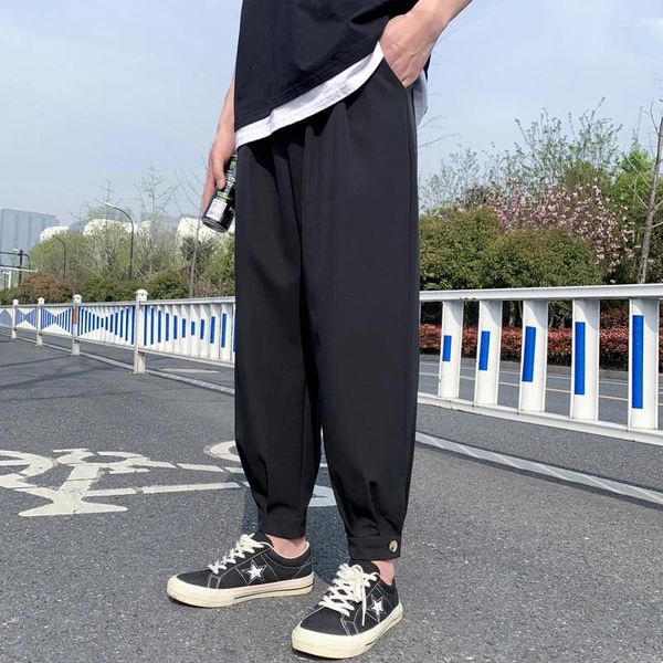 Pantaloni da uomo primavera estate jogger harlan maschio neri della tuta neri abiti da donna in stile harajuku