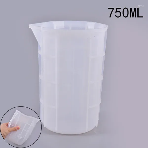 Ferramentas de medição de 750 ml de copos de silicone resina epóxi mistura de molde