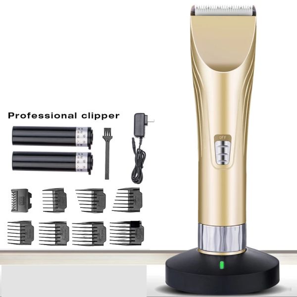 Clippers Электрические волосы Clipper Professional Rechargable Hair Trimmer Ceramic Blades Салон парикмахерские инструменты для парикмахера