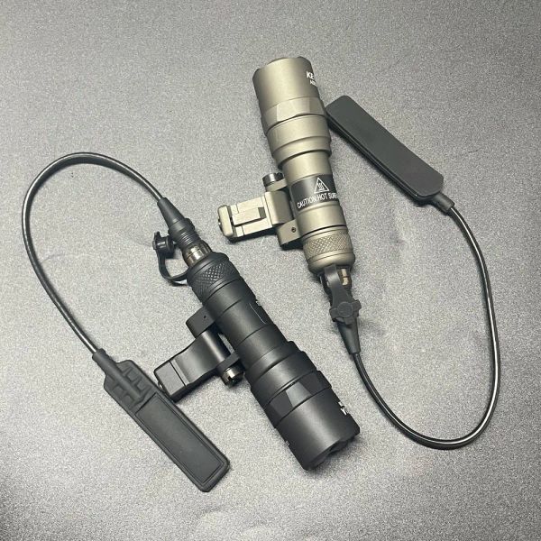 Scopes Tactical Light SF M340C Mini Scout Light Offset Side Mount 20 -mm -Schienenjagd Taschenlampe für Airsoft