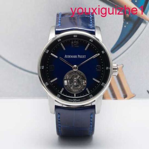 AP Female Orologio da polso Mens Codice 11.59 Serie 18K Materiale platino 181 41 diametro blu orologio meccanico automatico 26396bc