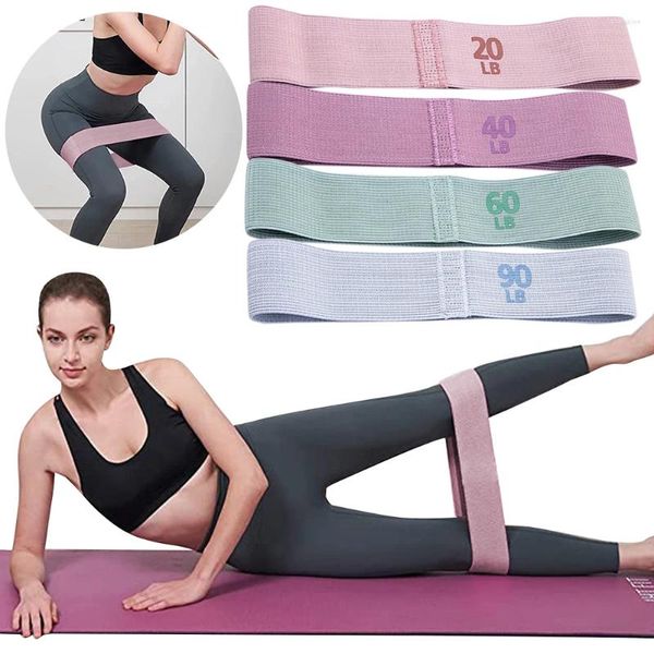 Bandas de resistência não deslizam o quadril de silicone tiras de fitness pilates círculo elástico para treino em casa Equipamento de ginástica de ioga