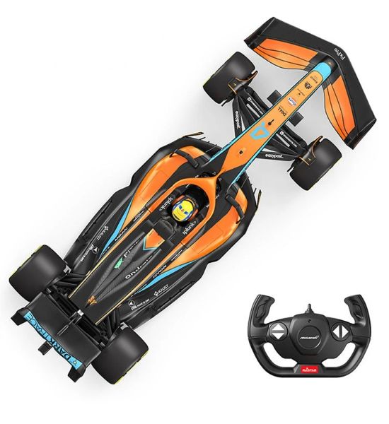 Araba Yeni McLaren F1 MCL36 1:12 Ölçek 1:18 RC Araba Radyo Uzaktan Kumanda Oyuncak Yarış Araba Modeli Otomatik Makine Hediyesi Çocuklar İçin Yetişkinler Rastar