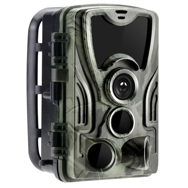 Câmeras HC 801 Hunting Trail Camera Night Versão 16MP 1080p Wildlife Photo Trapp