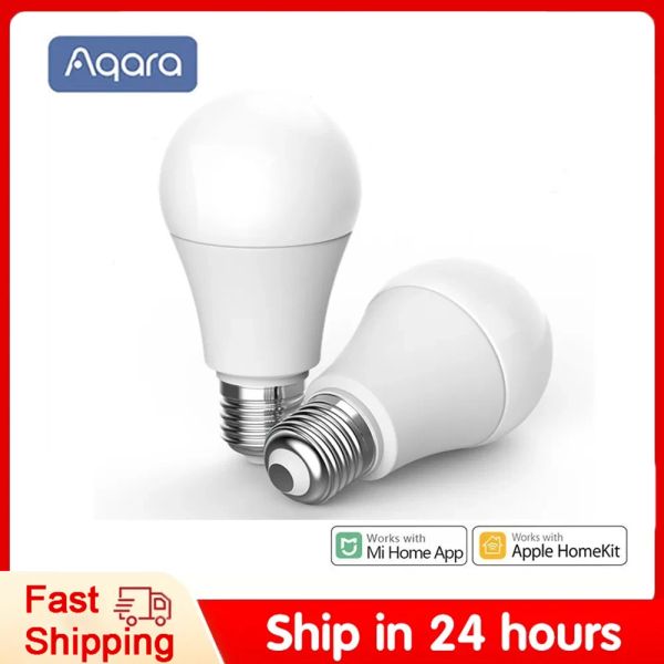 Controllo 2023 Nuovo Aqara T1 Smart LED Bulb Zigbee 3.0 E27 2700K6500K 220240V con app remoto Light Light per Mihome Homekit Uso domestico