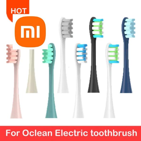 escova de dentes xiaomi 6pcs cabeças de escova de dentes para oclean x/ x pro/ z1/ f1/ um/ ar 2/ se substituição de dentes de dentes de dentes de substituição de cabeças de limpeza para adu