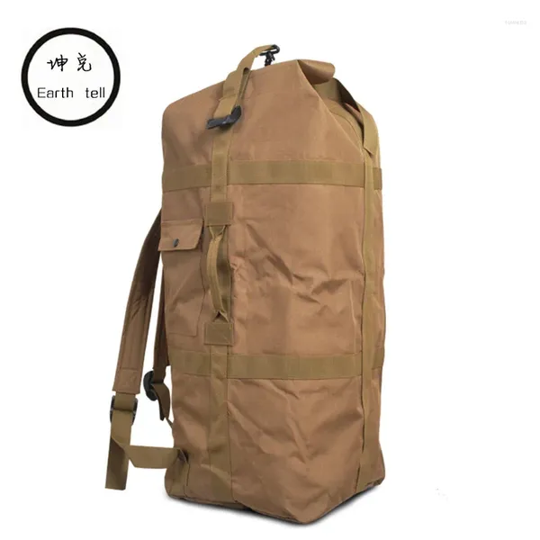 Zaino terra detto zaino per bagagli da 80 l borse alpinismo unisex camuffage viaggio camion super grande capacità