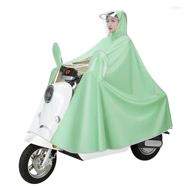 Motorradbekleidung Regenmantel Elektrische Batteriewagen Spezielle Verdickte Oxford Stoff Erwachsener Außenreiten Regensturmproof Poncho