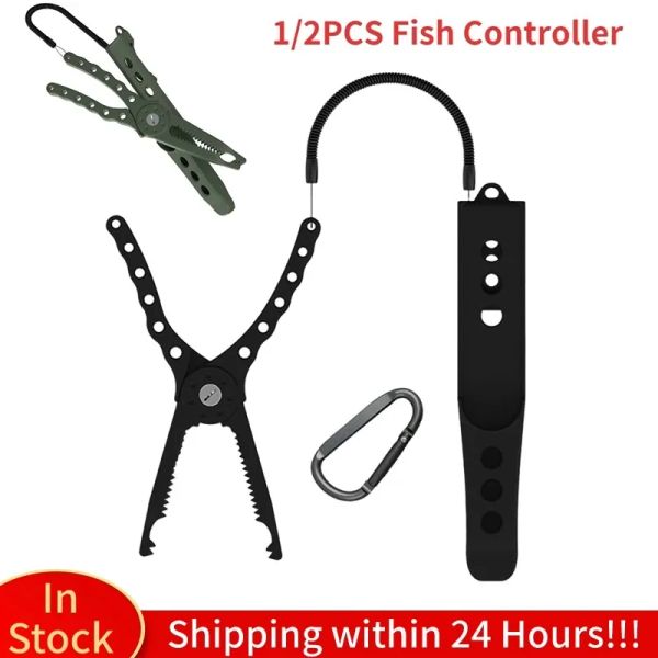 Accessoires Fishing Zange Fischleitungsschneider Schere tragbare Fischhakenentferner Multifunktionen Fischereizange Gripper Cutter Clean Plier Controller