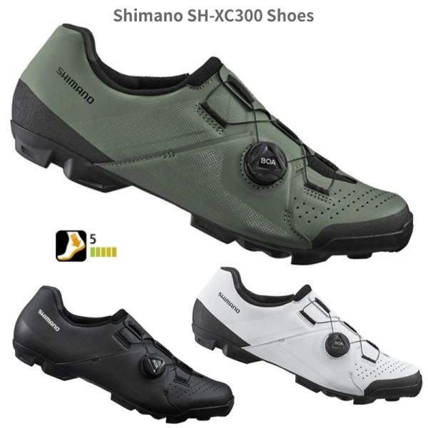 Schuhe Neue Shimano -Männer SHXC3 (XC300) MTB Enduro Schuhe SH XC3 (XC300) MTB Lock Shoes XC3 Cycling Kiesschuhe