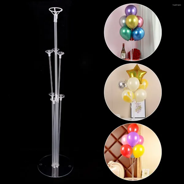 Decorazione per feste 5 set Table Balloon Kit Kit Tho kit per tavoli tazze bastoncini piatto