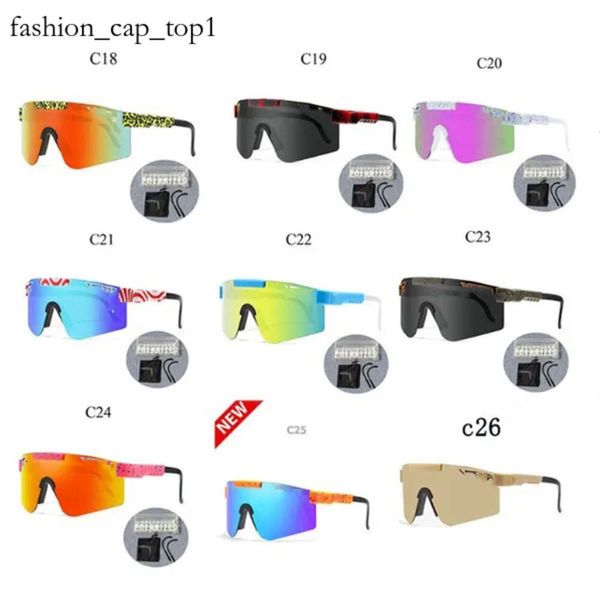 Дизайнер Viper Youth Original Pits Sunglasses Sport Sport Google TR90 Поляризованные солнцезащитные очки наружные ветропроницаемые очки 100% УФ