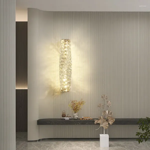 Wandlampe Ankunft künstlerisches Design Innenraum Golden Wohnzimmer El Lobby lange LED -Leuchten für Zuhause