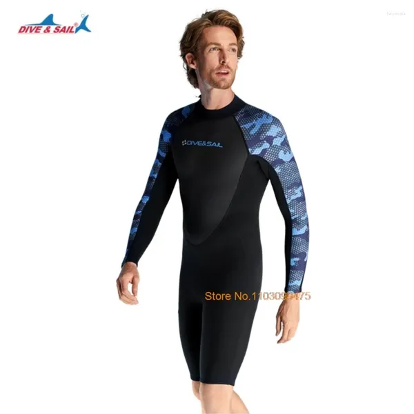 Damenbadebekleidung 2mm Männer Neopren Surf einteilig Anzüge Feuchtigkeits-Tauchanzug Badeanzug Ausschlag für Richtwächter Roupa de Mergulho Kajakfahren nass