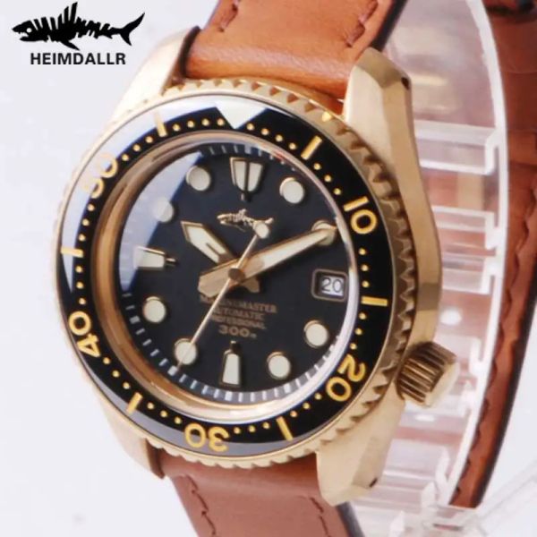 KITS HEIMDALLR LORD OF THE SEA SDBX Diver Bronzo orologi NH35 Orologio meccanico automatico uomini Sapphire Crystal C3 Luminious Dive Watch