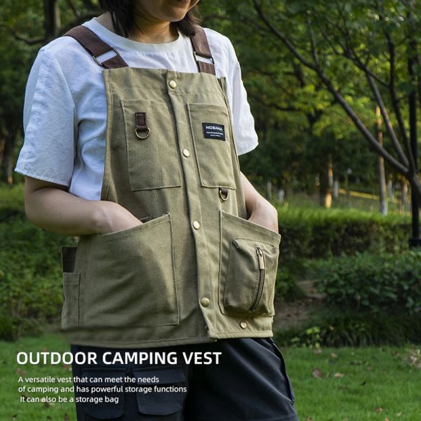 Аксессуары Nobana Outdoor Camping Vest Мужчина женский отдых многофункциональный фартук рыбацкая камера.