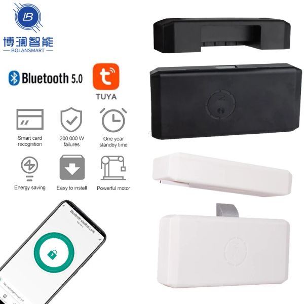 Controle novo cartão de travamento sem gaveta de gaveta/App Tuya Controle remoto BluetoothCompatible Arquivo de guarda -roupa inteligente de guarda -roupa invisível trava invisível