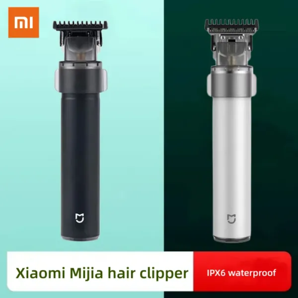 Barbeadores xiaomi mijia bagator barbeador de barbeador elétrico Cabeça de óleo de push push push hair corte machine clipper profissional para homens t9