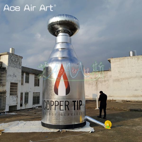 atacado personalizável inflável Blow up Stanley Cup com modelo de logotipo para decoração de eventos ao ar livre ou publicidade