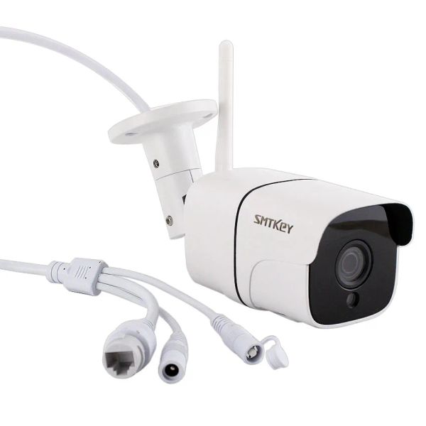 Lente onvif wireless o cablato audio a due vie 1080p fotocamera IP DC12V interno o outdor Waterproof Night Vision 2MP Camera IPC
