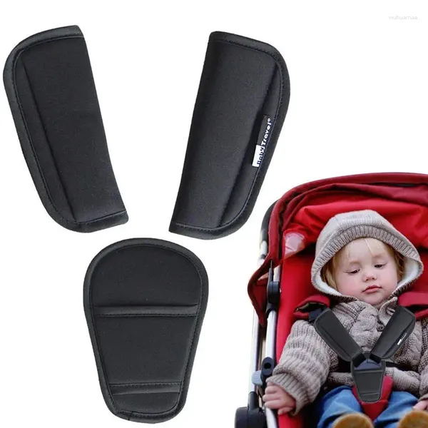 Запчасти для коляски 3pcs детское плечо жгут для ремня для ремня корзины с сиденьем для защиты от корзины сиденье