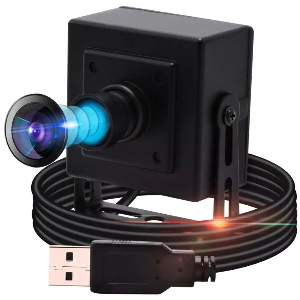 Lente 2MP Câmera USB IMX323 Full HD 1080p Webcam UVC USB Câmera com lente não distorção para Android Linux Raspberry Pi Mac