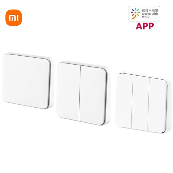 Steuerung Smart Version Xiaomi Mijia Wall Switch Single/Double/Drei Open Control Switch für Light Fernbedienungssteuerung MiHome App