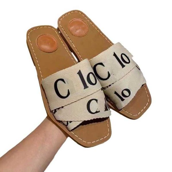 Senso del design della moda Nuova lettere sandali Sandals sandali di lusso femminile zoccoli legnosi sandali piatti sandali piatti Lettere lettere pantofole da donna pannelli rosa Summer be bea bea